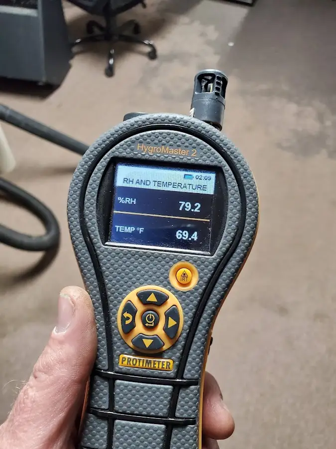 Moisture meter humidity assessment for Fire & Smoke Damage Restoration in Springville