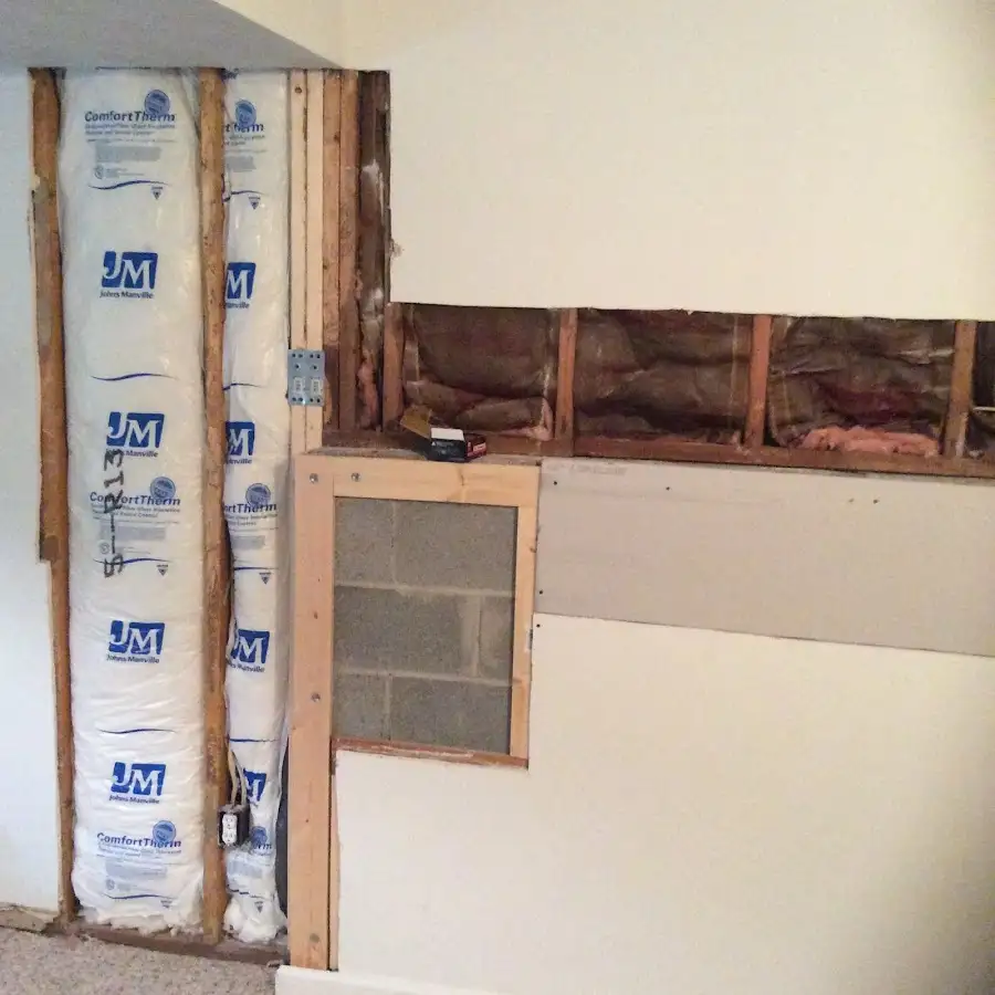 Wall insulation replacement during Odor Removal & Deodorization in Springville